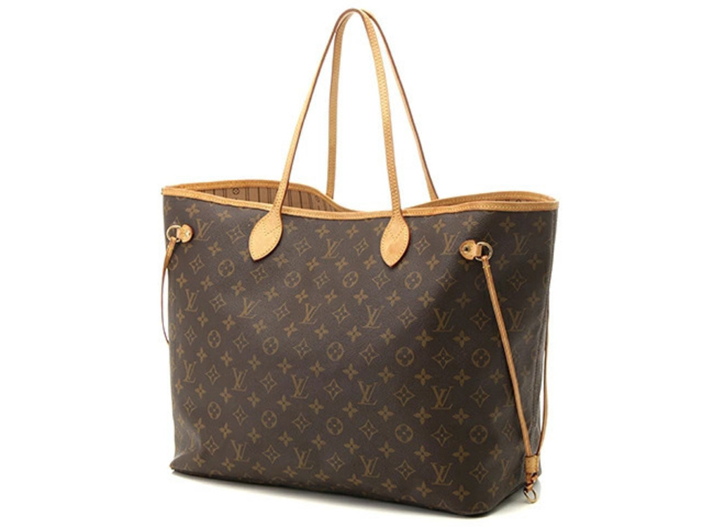 Louis Vuitton Monogram Bag Neverfull Brown